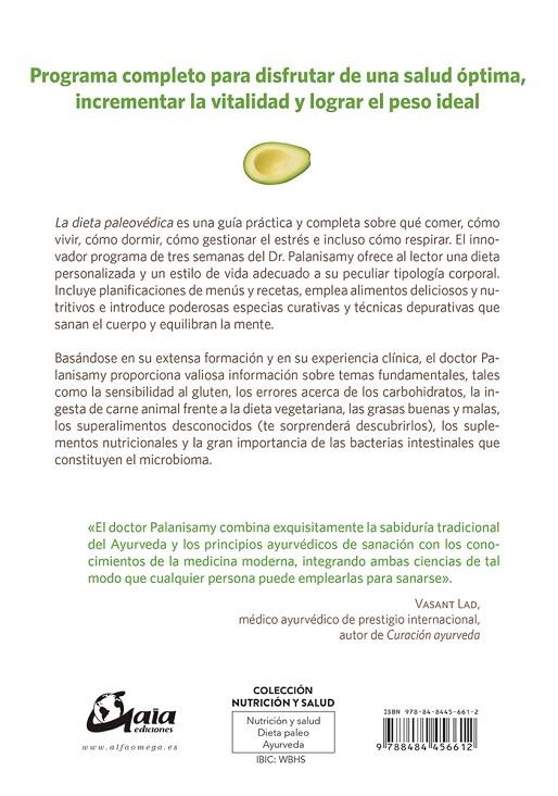 LA DIETA PALEOVÉDICA | 9788484456612 | PALANISAMY, AKIL | Galatea Llibres | Librería online de Reus, Tarragona | Comprar libros en catalán y castellano online