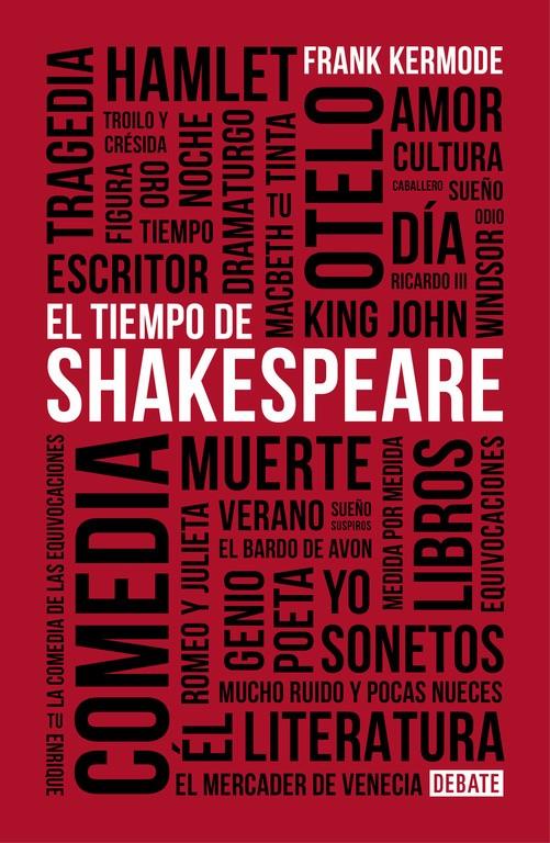 EL TIEMPO DE SHAKESPEARE | 9788499926681 | KERMODE, FRANK | Galatea Llibres | Llibreria online de Reus, Tarragona | Comprar llibres en català i castellà online
