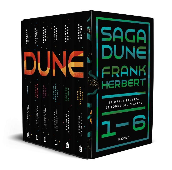 DUNE ESTUCHE LIBROS 1-6. | 9788466361897 | HERBERT, FRANK | Galatea Llibres | Librería online de Reus, Tarragona | Comprar libros en catalán y castellano online