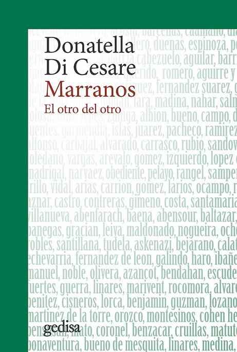 MARRANOS | 9788417690700 | DI CESARE, DONATELLA | Galatea Llibres | Librería online de Reus, Tarragona | Comprar libros en catalán y castellano online