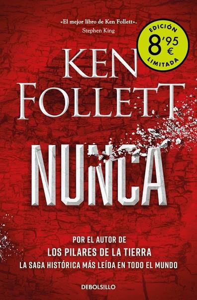 NUNCA | 9788466381413 | FOLLETT, KEN | Galatea Llibres | Librería online de Reus, Tarragona | Comprar libros en catalán y castellano online