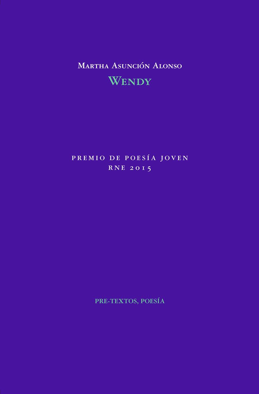 WENDY | 9788415894995 | ALONSO, MARTHA ASUNCIÓN | Galatea Llibres | Librería online de Reus, Tarragona | Comprar libros en catalán y castellano online