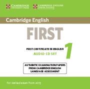 CAMBRIDGE ENGLISH FIRST 1 FOR REVISED EXAM FROM 2015 AUDIO CDS (2) | 9781107694484 | CAMBRIDGE ENGLISH LANGUAGE ASSESSMENT | Galatea Llibres | Librería online de Reus, Tarragona | Comprar libros en catalán y castellano online