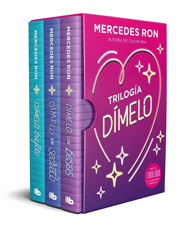 TRILOGÍA DÍMELO (ESTUCHE DÍMELO BAJITO / DÍMELO EN SECRETO / DÍMELO CON BESOS | 9788413146201 | RON, MERCEDES | Galatea Llibres | Librería online de Reus, Tarragona | Comprar libros en catalán y castellano online