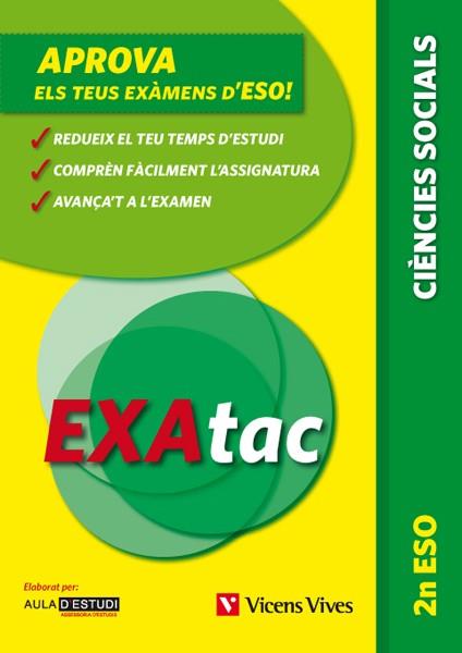 EXATAC 2 ESO CIENCIES SOCIALS | 9788468211251 | AULA D'ESTUDI ASSESSORIA D'ESTUDI S.L. | Galatea Llibres | Librería online de Reus, Tarragona | Comprar libros en catalán y castellano online