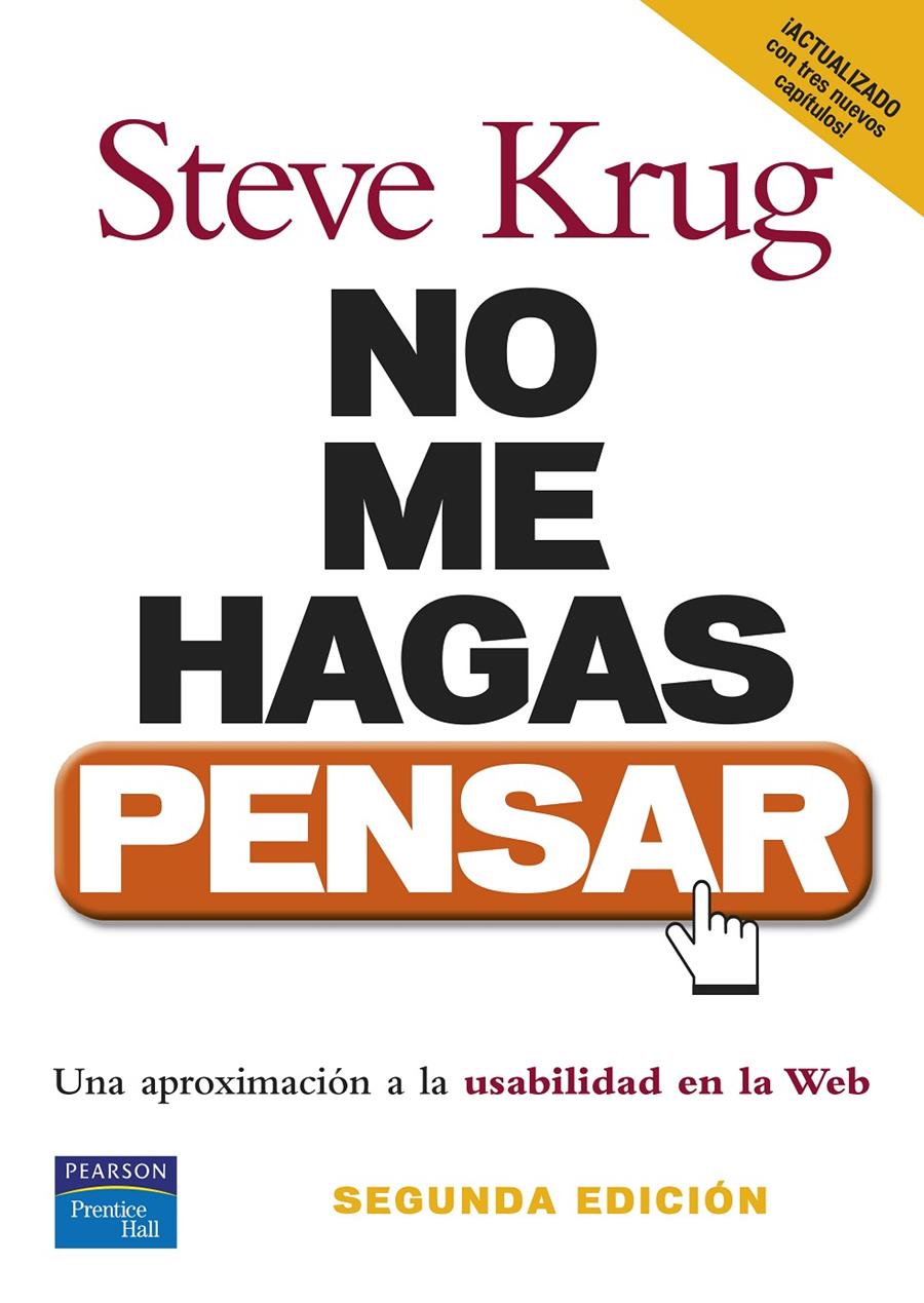 NO ME HAGAS PENSAR 2ª ED. | 9788483222867 | KRUG, STEVE | Galatea Llibres | Librería online de Reus, Tarragona | Comprar libros en catalán y castellano online