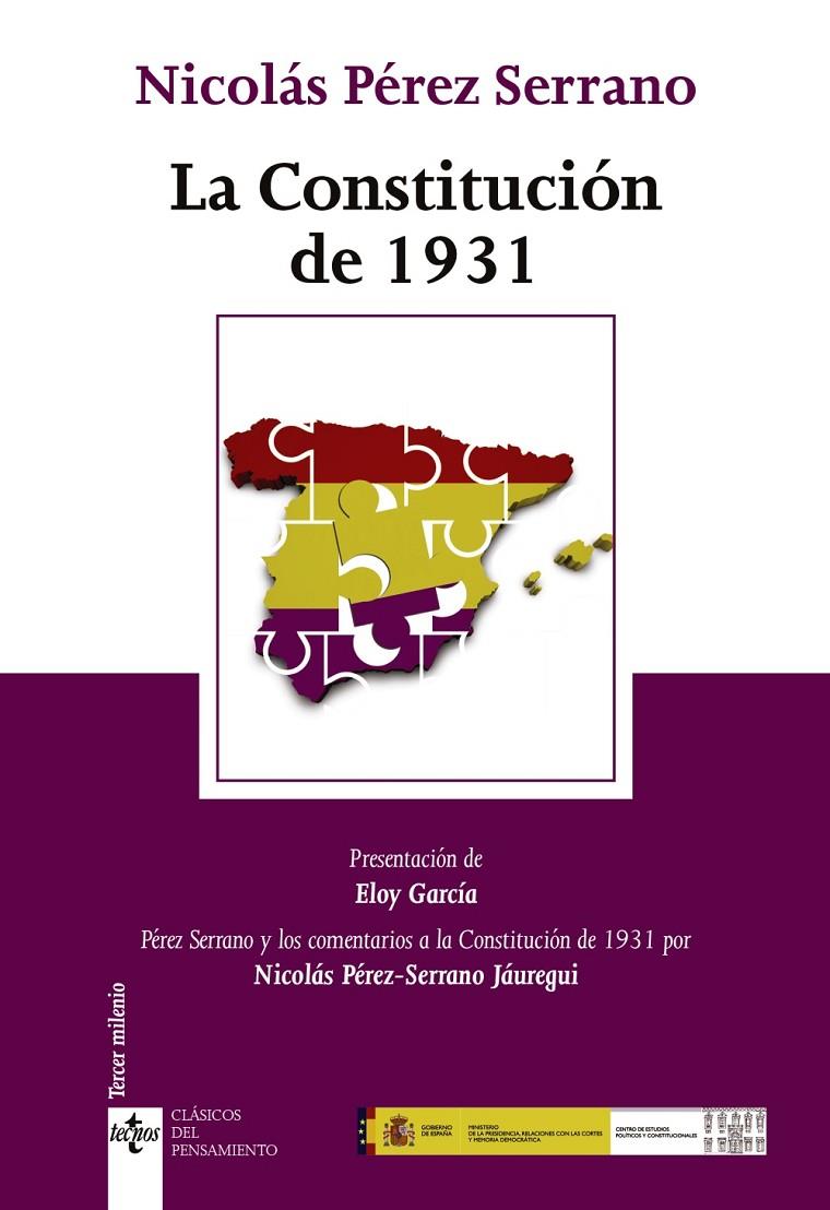LA CONSTITUCIÓN DE 1931 | 9788430983896 | PÉREZ SERRANO, NICOLÁS | Galatea Llibres | Librería online de Reus, Tarragona | Comprar libros en catalán y castellano online