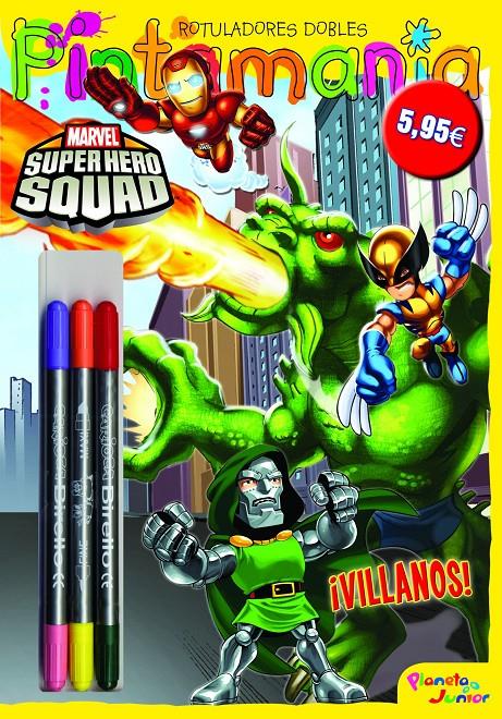 SUPER HERO SQUAD. PINTAMANIA ROTULADORES DOBLES | 9788408102502 | SUPER HERO SQUAD | Galatea Llibres | Llibreria online de Reus, Tarragona | Comprar llibres en català i castellà online