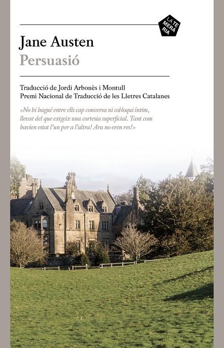 PERSUASIÓ | 9788494320170 | AUSTEN, JANE | Galatea Llibres | Librería online de Reus, Tarragona | Comprar libros en catalán y castellano online