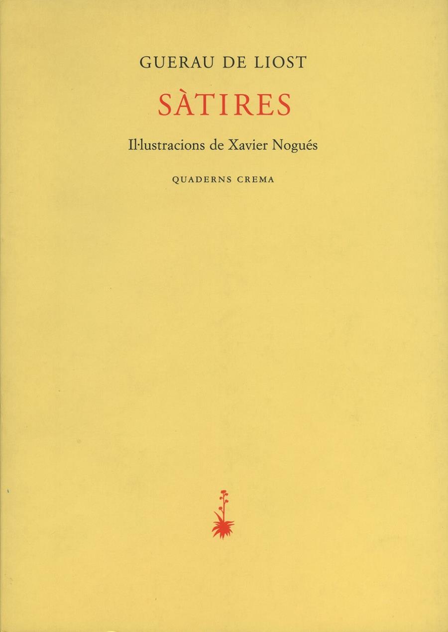 SATIRES | 9788477272793 | DE LIOST, GUERAU | Galatea Llibres | Librería online de Reus, Tarragona | Comprar libros en catalán y castellano online