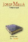 PENSAMENT (VOL I) | 9788484372806 | MELIA, JOSEP | Galatea Llibres | Llibreria online de Reus, Tarragona | Comprar llibres en català i castellà online