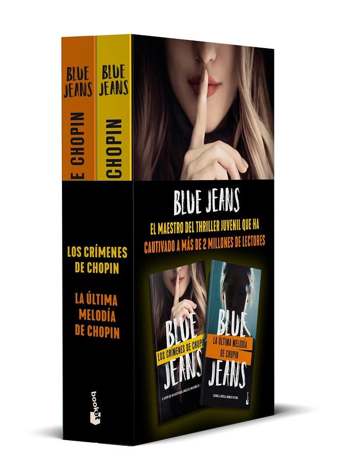 PACK LOS CRÍMENES DE CHOPIN + LA ÚLTIMA MELODÍA DE CHOPIN | 9788408285267 | BLUE JEANS | Galatea Llibres | Librería online de Reus, Tarragona | Comprar libros en catalán y castellano online