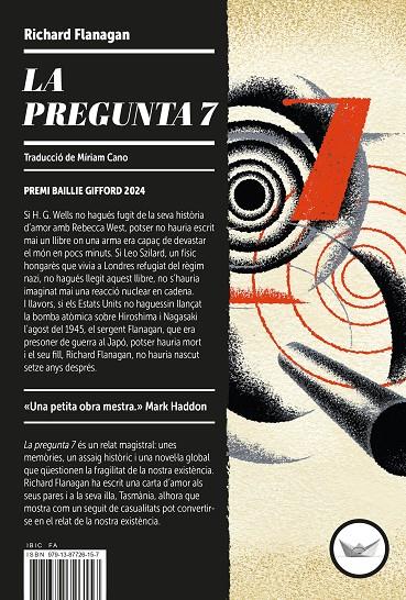 LA PREGUNTA 7 | 9791387726157 | FLANAGAN, RICHARD | Galatea Llibres | Llibreria online de Reus, Tarragona | Comprar llibres en català i castellà online