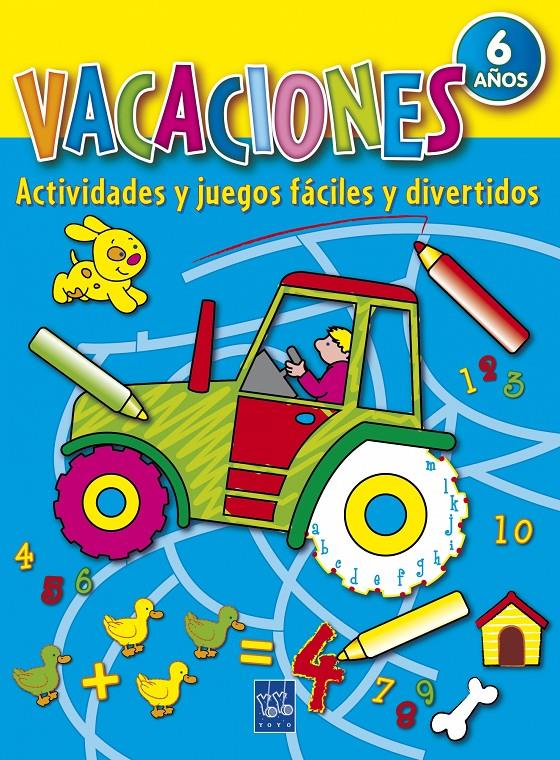 VACACIONES 6 AÑOS | 9788408085331 | YOYO | Galatea Llibres | Librería online de Reus, Tarragona | Comprar libros en catalán y castellano online