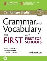 GRAMMAR AND VOCABULARY FIRST + CD | 9781107481060 | THOMAS,BARBARA/HASHEMI,LOUISE/MATTHEWS,LAURA | Galatea Llibres | Librería online de Reus, Tarragona | Comprar libros en catalán y castellano online