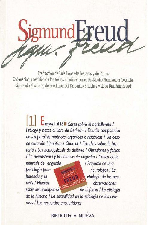 SIGMUND FREUD 1. ENSAYOS DEL 1 AL 16 | 9788470304927 | FREUD, SIGMUND | Galatea Llibres | Librería online de Reus, Tarragona | Comprar libros en catalán y castellano online