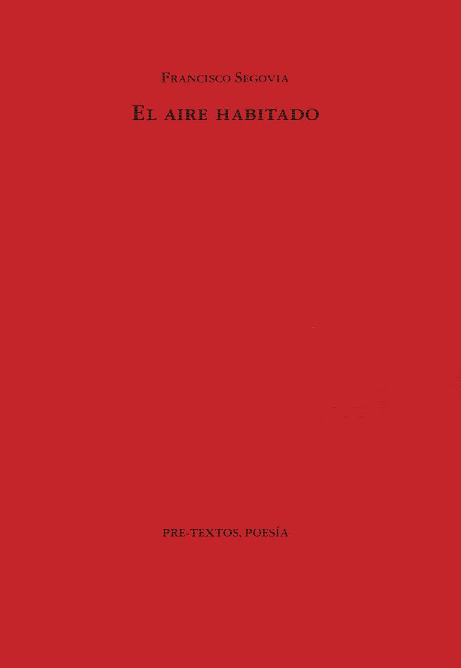 AIRE HABITADO, EL | 9788481910230 | SEGOVIA, FRANCISCO | Galatea Llibres | Llibreria online de Reus, Tarragona | Comprar llibres en català i castellà online