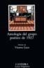 ANTOLOGIA DEL GRUPO POÉTICO DE 1927 | 9788437600536 | VV. AA | Galatea Llibres | Llibreria online de Reus, Tarragona | Comprar llibres en català i castellà online