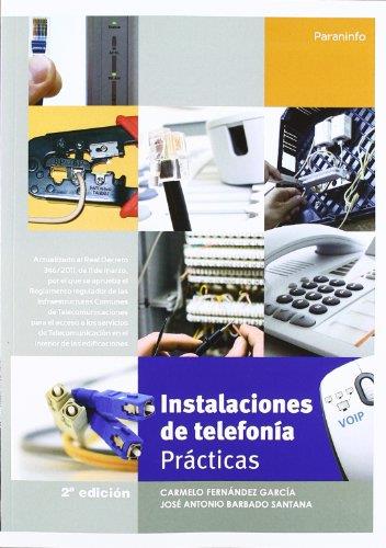 INSTALACIONES DE TELEFONIA.PRACTICAS | 9788428381345 | BARBADO, JOSE ANTONIO | Galatea Llibres | Librería online de Reus, Tarragona | Comprar libros en catalán y castellano online