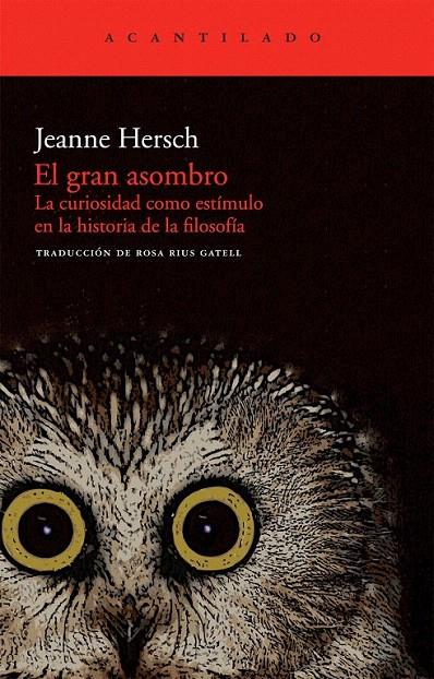GRAN ASOMBRO, EL | 9788492649778 | HERSCH, JEANNE | Galatea Llibres | Librería online de Reus, Tarragona | Comprar libros en catalán y castellano online