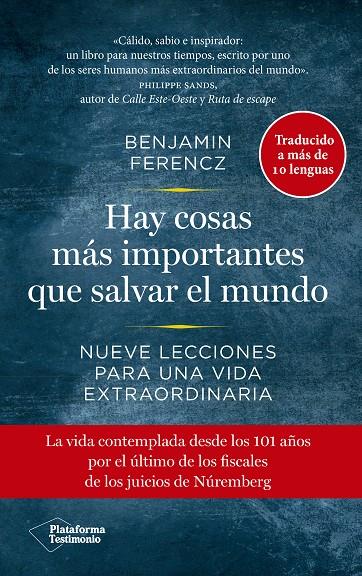 HAY COSAS MÁS IMPORTANTES QUE SALVAR EL MUNDO | 9788418582226 | FERENCZ, BENJAMIN | Galatea Llibres | Librería online de Reus, Tarragona | Comprar libros en catalán y castellano online