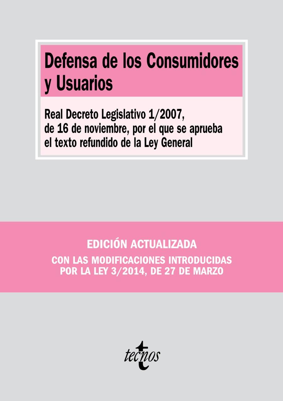 DEFENSA DE LOS CONSUMIDORES Y USUARIOS | 9788430962297 | Galatea Llibres | Llibreria online de Reus, Tarragona | Comprar llibres en català i castellà online