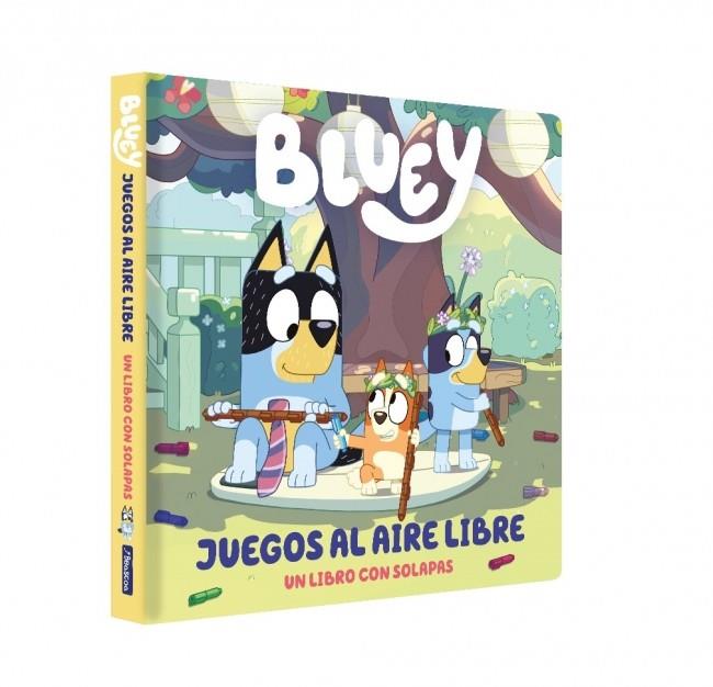 BLUEY. LIBRO DE CARTÓN CON SOLAPAS - JUEGOS AL AIRE LIBRE | 9788448872731 | BLUEY | Galatea Llibres | Llibreria online de Reus, Tarragona | Comprar llibres en català i castellà online