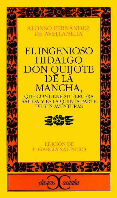 INGENIOSO HIDALGO DON QUIJOTE DE LA MANCHA, EL | 9788470390357 | FERNANDEZ DE AVELLANEDA, ALONSO | Galatea Llibres | Librería online de Reus, Tarragona | Comprar libros en catalán y castellano online