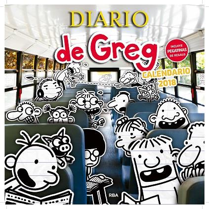 CALENDARIO DE GREG 2018 | 9788427212480 | KINNEY, JEFF | Galatea Llibres | Librería online de Reus, Tarragona | Comprar libros en catalán y castellano online