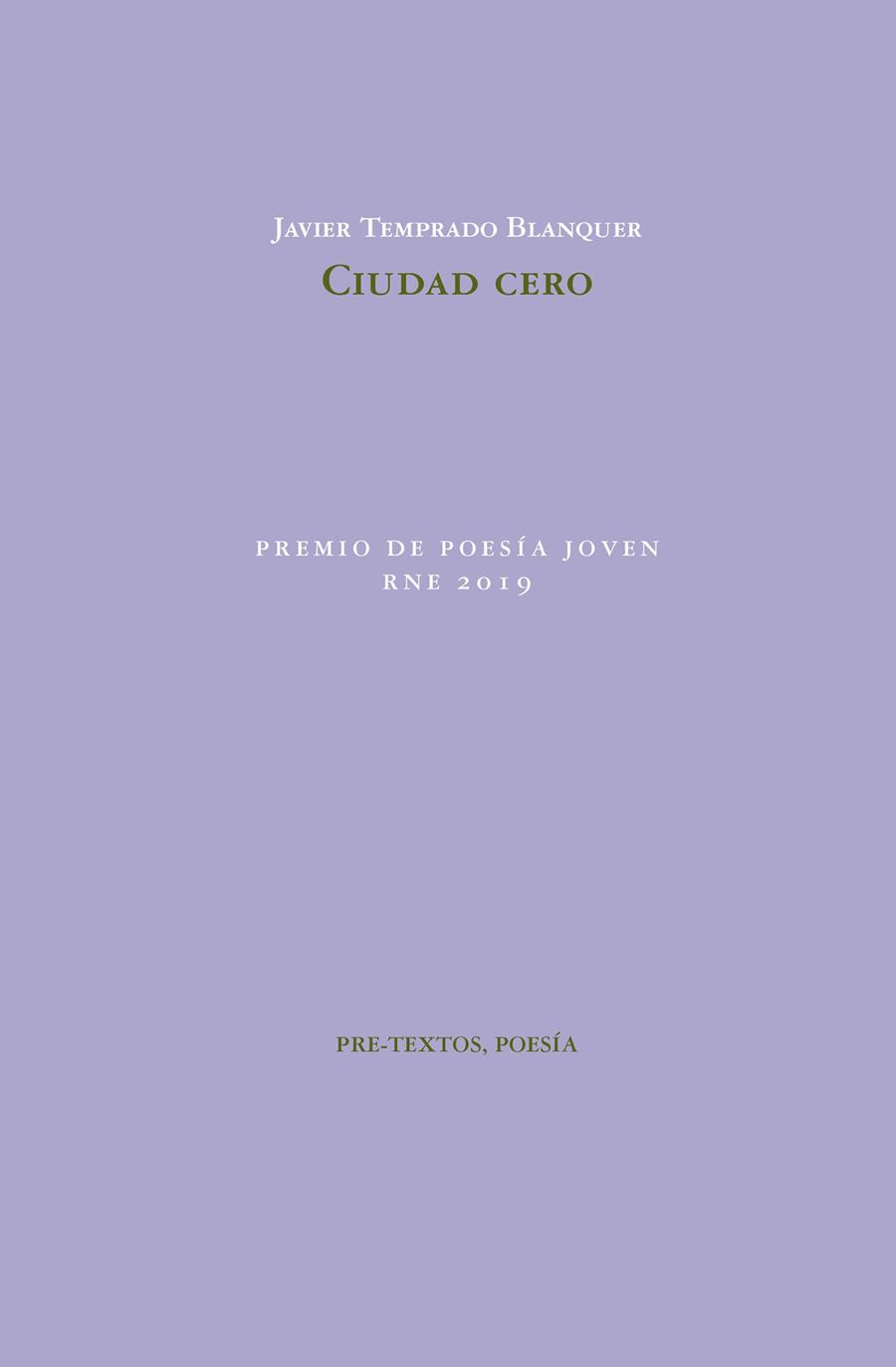 CIUDAD CERO | 9788417830755 | TEMPRADO BLANQUER, JAVIER | Galatea Llibres | Llibreria online de Reus, Tarragona | Comprar llibres en català i castellà online