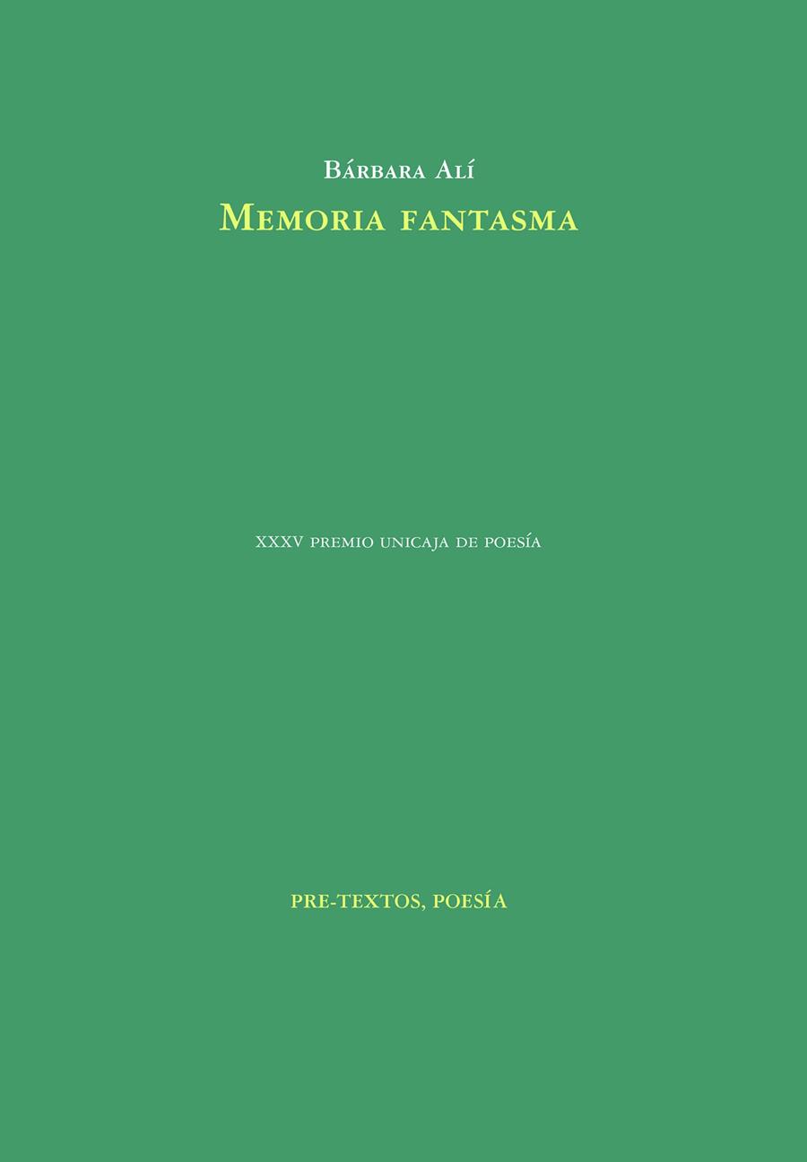 MEMORIA FANTASMA | 9788418935176 | ALÍ, BÁRBARA | Galatea Llibres | Llibreria online de Reus, Tarragona | Comprar llibres en català i castellà online