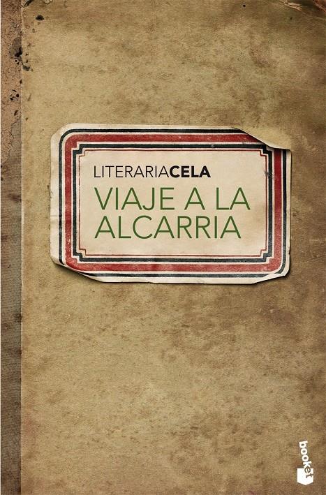 VIAJE A LA ALCARRIA (NF) | 9788423340903 | CELA, CAMILO JOSE | Galatea Llibres | Librería online de Reus, Tarragona | Comprar libros en catalán y castellano online