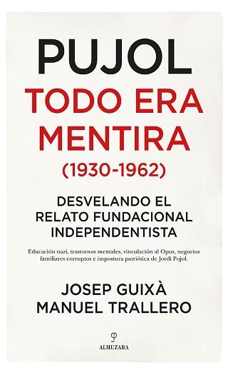 PUJOL. TODO ERA MENTIRA 1930-1962 | 9788417954437 | GUIXA, JOSEP / TRALLERO, MANUEL | Galatea Llibres | Llibreria online de Reus, Tarragona | Comprar llibres en català i castellà online
