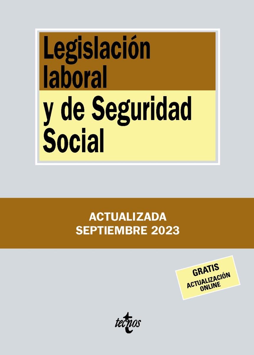 LEGISLACION LABORAL Y DE SEGURIDAD SOCIAL 2023 | 9788430988396 | Galatea Llibres | Llibreria online de Reus, Tarragona | Comprar llibres en català i castellà online