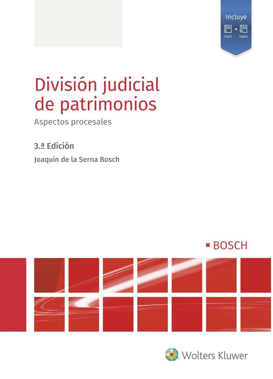 DIVISIÓN JUDICIAL DE PATRIMONIOS | 9788490904251 | DE LA SERNA BOSCH, JOAQUÍN | Galatea Llibres | Llibreria online de Reus, Tarragona | Comprar llibres en català i castellà online