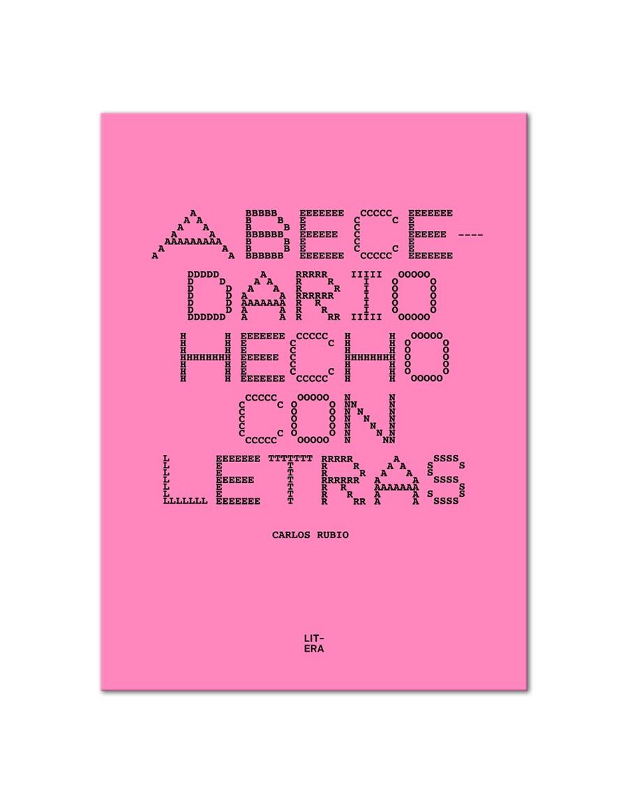 ABECEDARIO HECHO CON LETRAS | 9788494843907 | RUBIO, CARLOS | Galatea Llibres | Llibreria online de Reus, Tarragona | Comprar llibres en català i castellà online