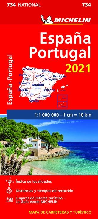 ESPAÑA -  PORTUGAL 2021 MAPA MICHELIN | 9782067249622 | MICHELIN | Galatea Llibres | Llibreria online de Reus, Tarragona | Comprar llibres en català i castellà online