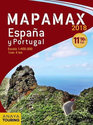 MAPAMAX - 2018 | 9788491580874 | ANAYA TOURING | Galatea Llibres | Llibreria online de Reus, Tarragona | Comprar llibres en català i castellà online