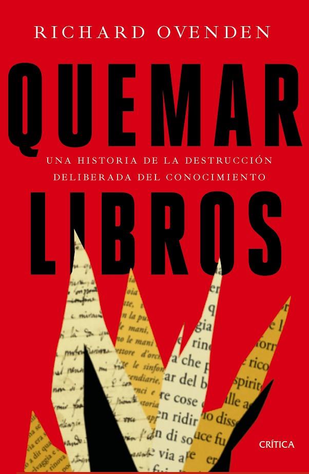 QUEMAR LIBROS | 9788491993032 | OVENDEN, RICHARD | Galatea Llibres | Llibreria online de Reus, Tarragona | Comprar llibres en català i castellà online