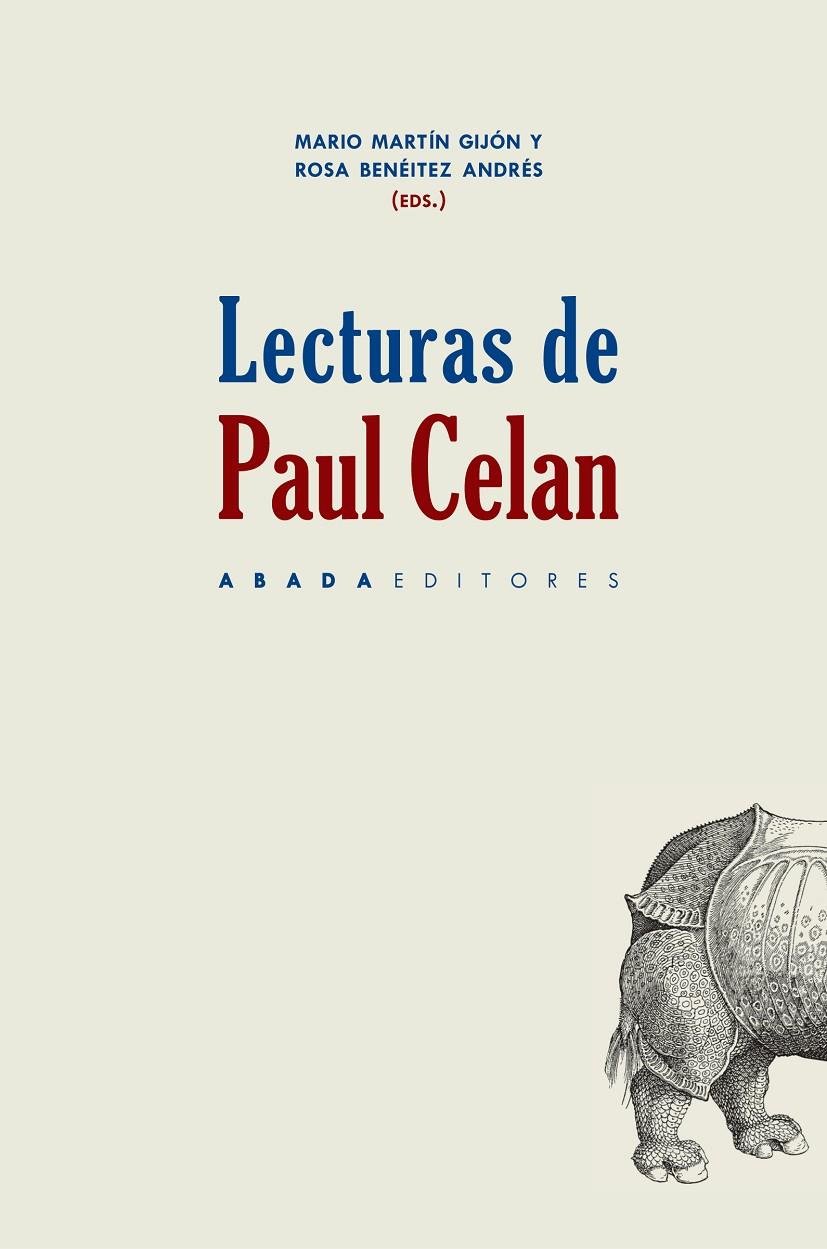 LECTURAS DE PAUL CELAN | 9788416160617 | MARTIN GIJON, MARIO | Galatea Llibres | Llibreria online de Reus, Tarragona | Comprar llibres en català i castellà online