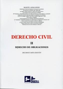 DERECHO CIVIL II DERECHO DE OBLIGACIONES | 9788415276036 | ALBADALEJO | Galatea Llibres | Llibreria online de Reus, Tarragona | Comprar llibres en català i castellà online