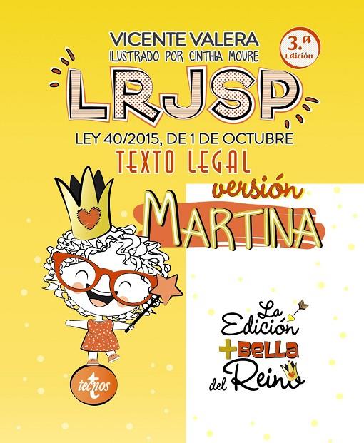 LRJSP VERSIÓN MARTINA | 9788430985029 | VALERA, VICENTE | Galatea Llibres | Llibreria online de Reus, Tarragona | Comprar llibres en català i castellà online