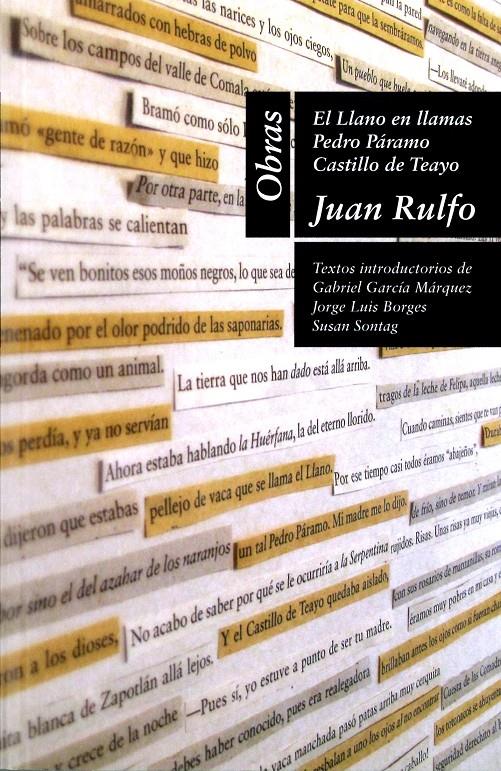 JUAN RULFO OBRAS | 9788415118084 | RULFO, JUAN | Galatea Llibres | Llibreria online de Reus, Tarragona | Comprar llibres en català i castellà online