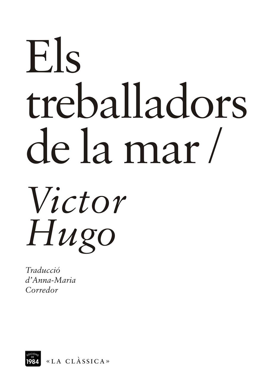 ELS TREBALLADORS DE LA MAR | 9788416987115 | HUGO, VICTOR | Galatea Llibres | Llibreria online de Reus, Tarragona | Comprar llibres en català i castellà online