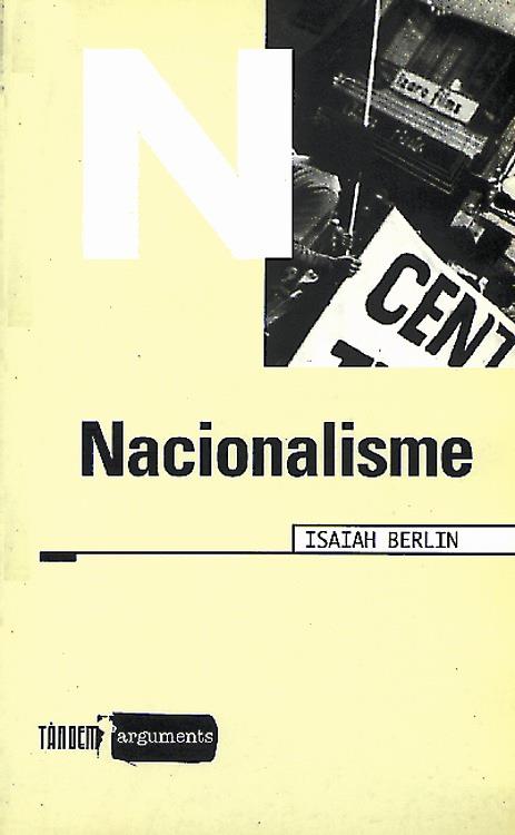 NACIONALISME | 9788481311419 | BERLIN, ISAIAH | Galatea Llibres | Llibreria online de Reus, Tarragona | Comprar llibres en català i castellà online