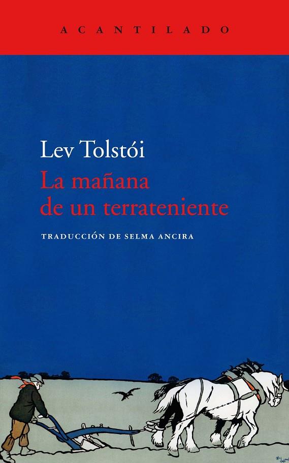 LA MAÑANA DE UN TERRATENIENTE | 9788418370267 | TOLSTÓI, LEV | Galatea Llibres | Llibreria online de Reus, Tarragona | Comprar llibres en català i castellà online
