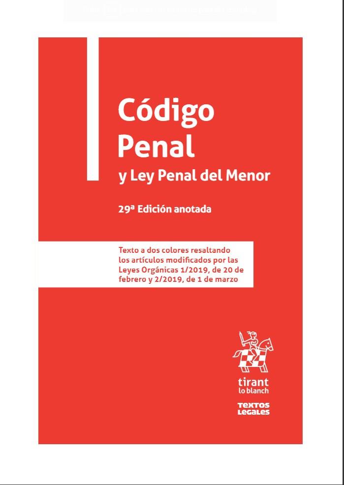 CÓDIGO PENAL Y LEY PENAL DEL MENOR | 9788413555256 | VV. AA. | Galatea Llibres | Llibreria online de Reus, Tarragona | Comprar llibres en català i castellà online