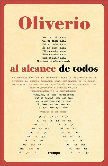 OLIVERIO AL ALCANCE DE TODOS | 9788494914003 | GIRONDO, OLIVERIO | Galatea Llibres | Llibreria online de Reus, Tarragona | Comprar llibres en català i castellà online