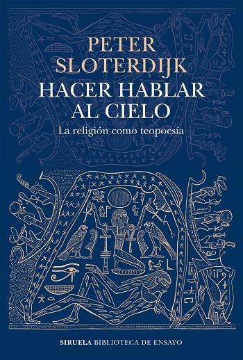 HACER HABLAR AL CIELO | 9788419207449 | SLOTERDIJK, PETER | Galatea Llibres | Llibreria online de Reus, Tarragona | Comprar llibres en català i castellà online