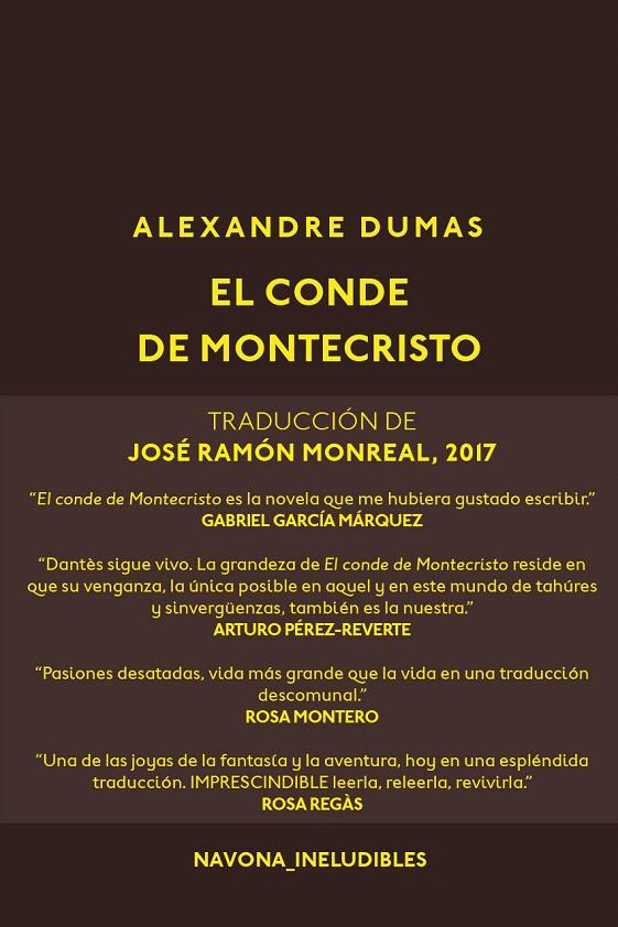 EL CONDE DE MONTECRISTO | 9788417181086 | DUMAS, ALEXANDRE | Galatea Llibres | Llibreria online de Reus, Tarragona | Comprar llibres en català i castellà online
